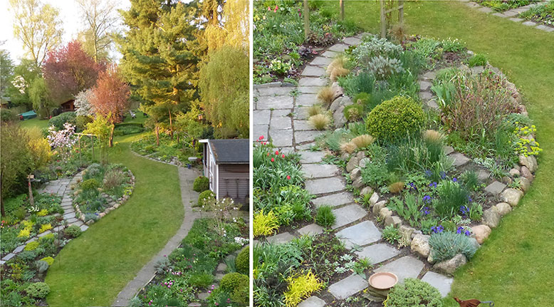 Sandfrauchen, Garten im Wande, Hügelbeetl
